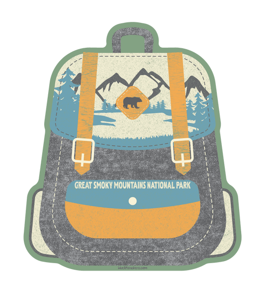 NOC Lakeshirts Stickers, Carryall Backpack