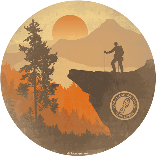 NOC Lakeshirts Stickers, Collocate Mtns/Hiker/Boot