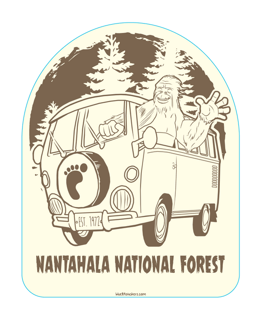 NOC Lakeshirts Stickers, Chupacabra Bigfoot