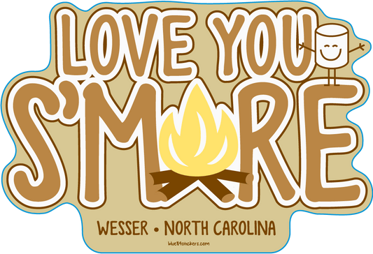 NOC Lakeshirts Stickers, Skippy Smore