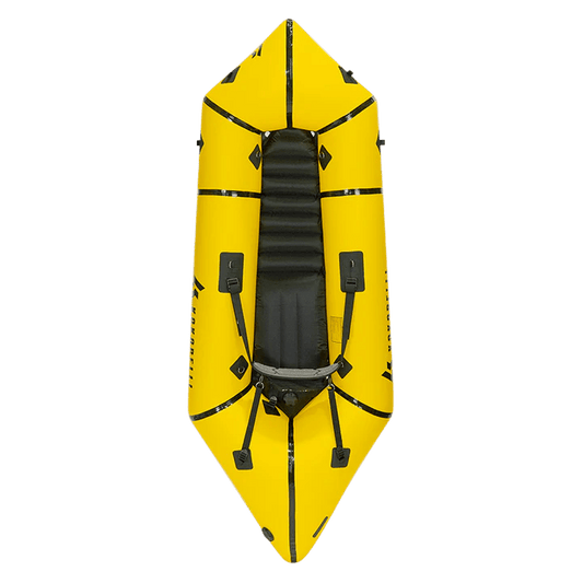 Nirvana Ultralite Self-Bailing Packraft with TiZip - Package w/ Thigh Straps