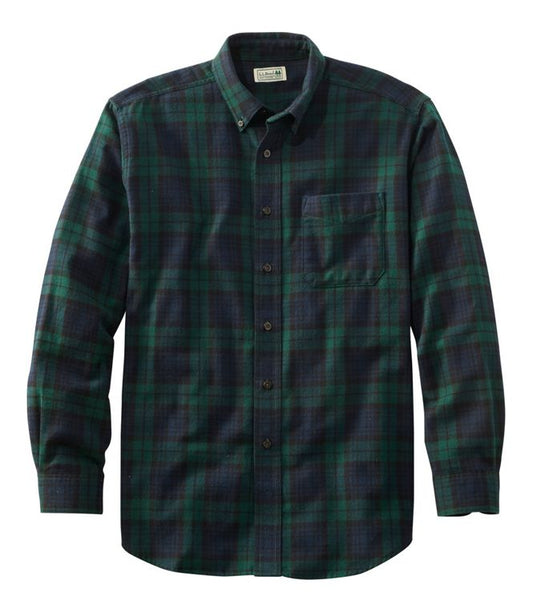 L.L.Bean Men's Scotch Plaid Flannel Shirt