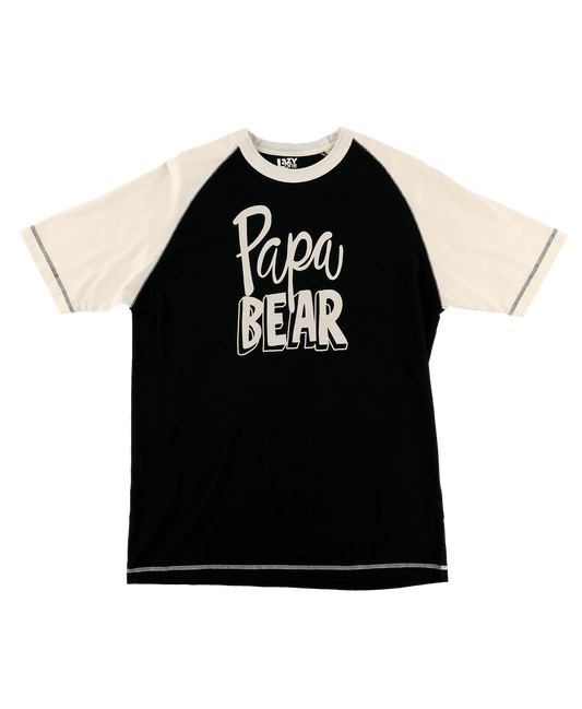 Lazyone Papa Bear Short Sleeve Pajama Tee