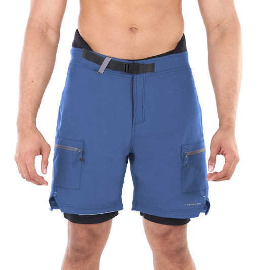 Level Six Pro Guide 2.0 Neoprene Lined Shorts Deep Blue