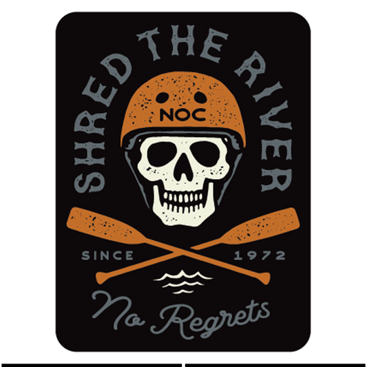 NOC Shred The River Magnet
