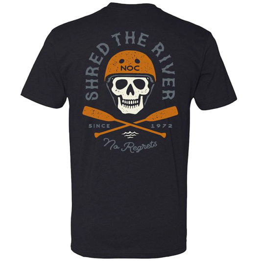 NOC Shred The River SS Tee Black Back