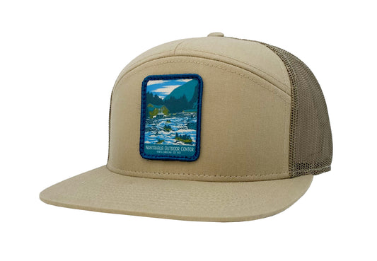 NOC Vintage Poster 7 Panel Hi Pro Trucker Hat