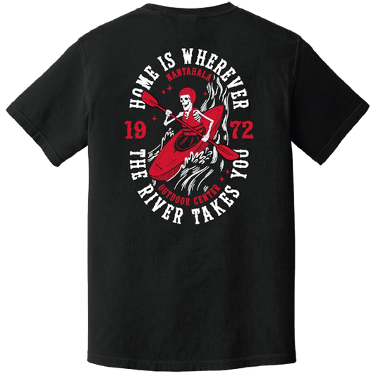 NOC Home Is Where The River Takes You Shirt Black