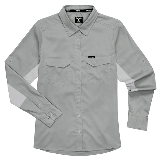 NRS Women's Long Sleeve Guide Shirt Pebble