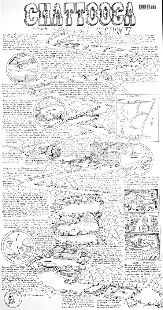 Nealy Chattooga Section IV River Map