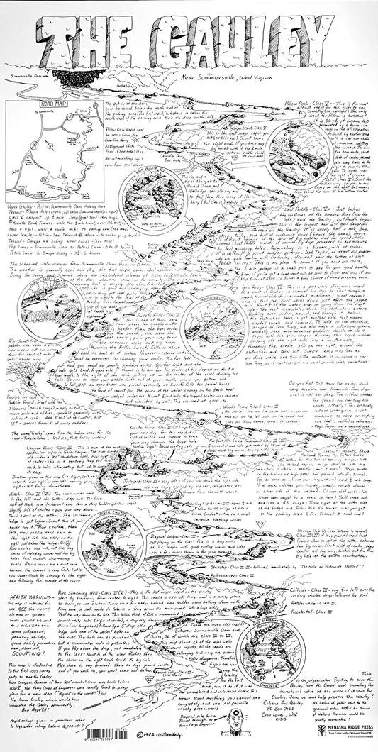 Nealy Gauley River Map