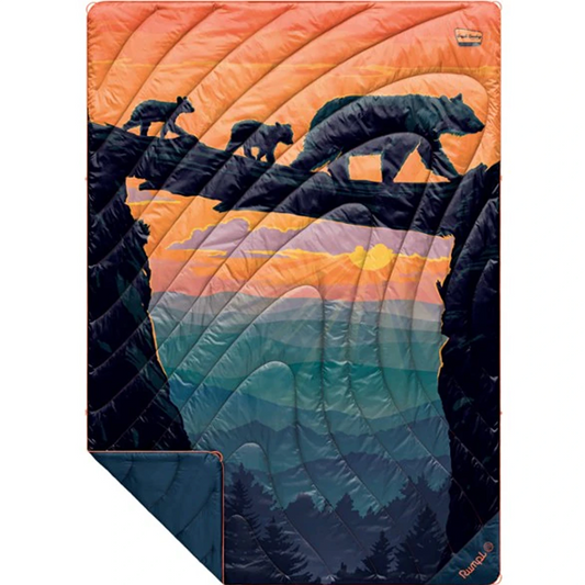 Rumpl Original Puffy Blanket - Great Smoky Mountains National Park - Bear Crossing