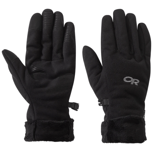 Outdoor Research Women's Fuzzy Sensor Gloves Black