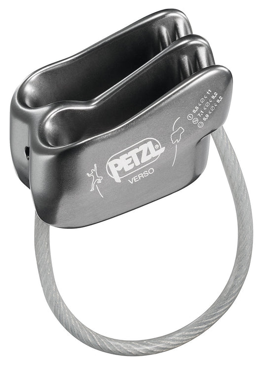 Petzl Verso Lightweight Belay/Rappel Device Grey