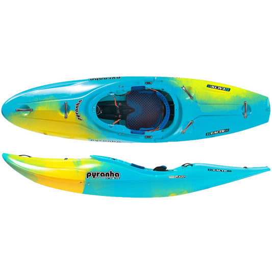 Pyranha Reactr Whitewater Kayak - Limited Edition - Teal/Yellow