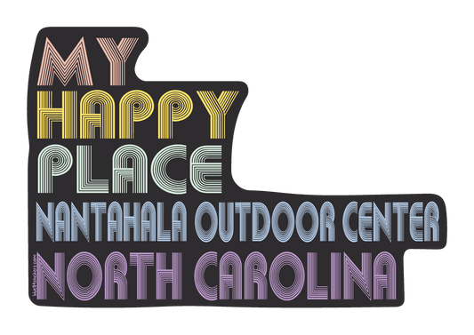 NOC Lakeshirts Stickers, Reversal Font