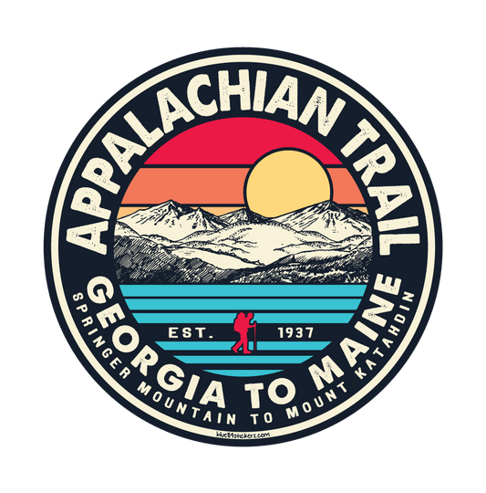 NOC Lakeshirts Stickers, Appalachian Trail GA-ME