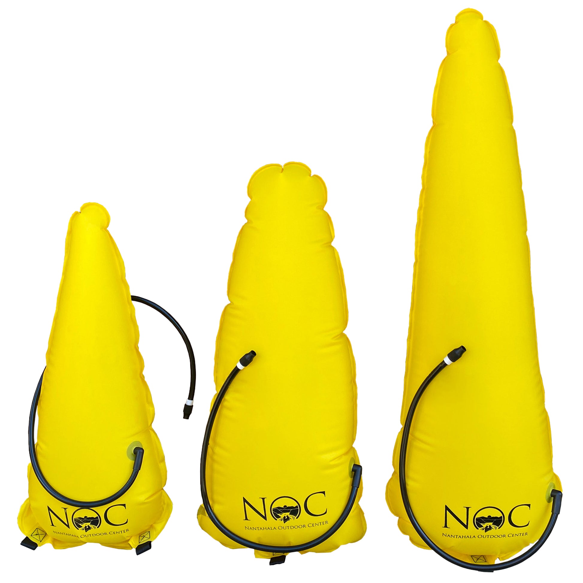 NOC Kayak Float Bags Nylon Yellow 24 inch 30 inch 36 inch