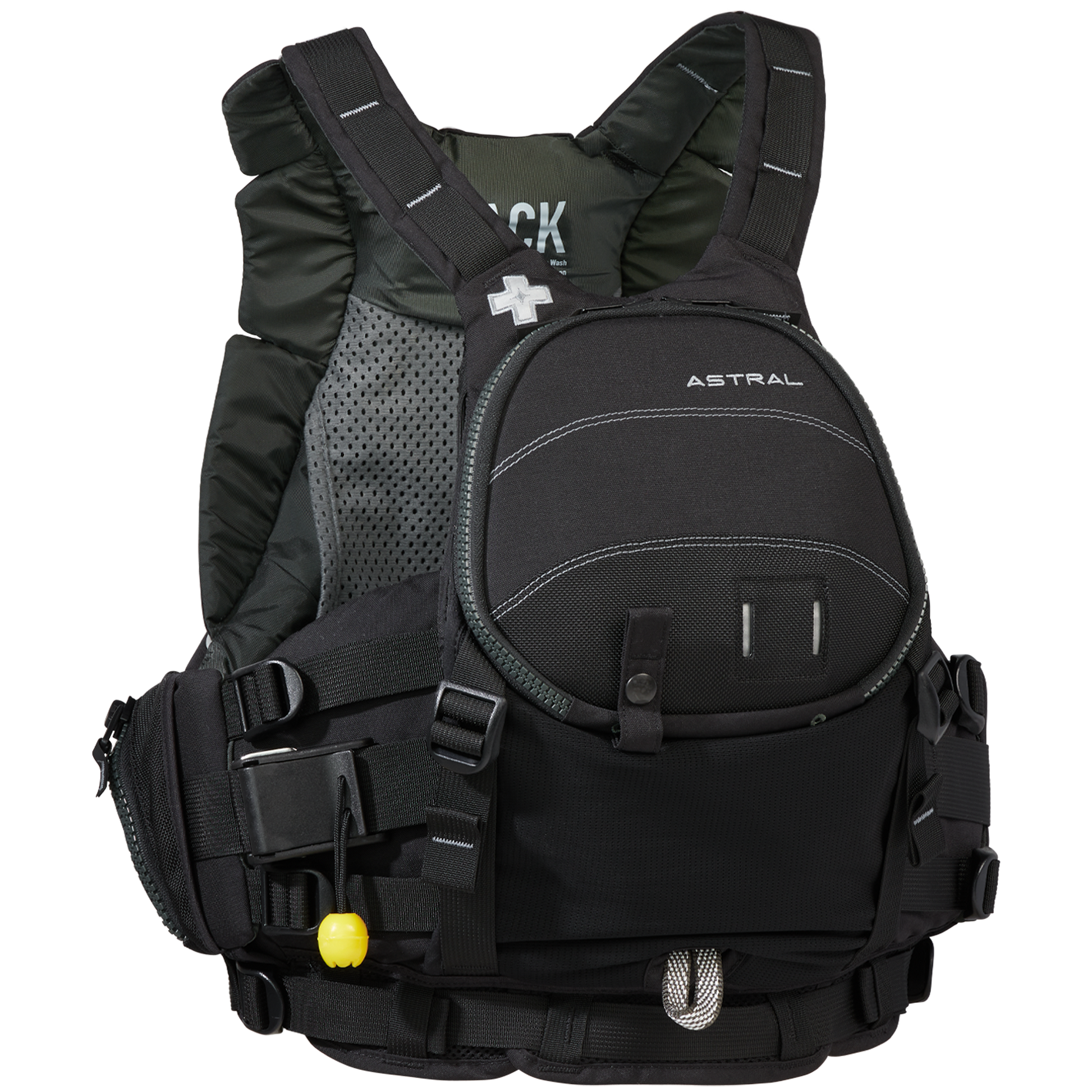 Astral Green Jacket Life Jacket Space Black Angle