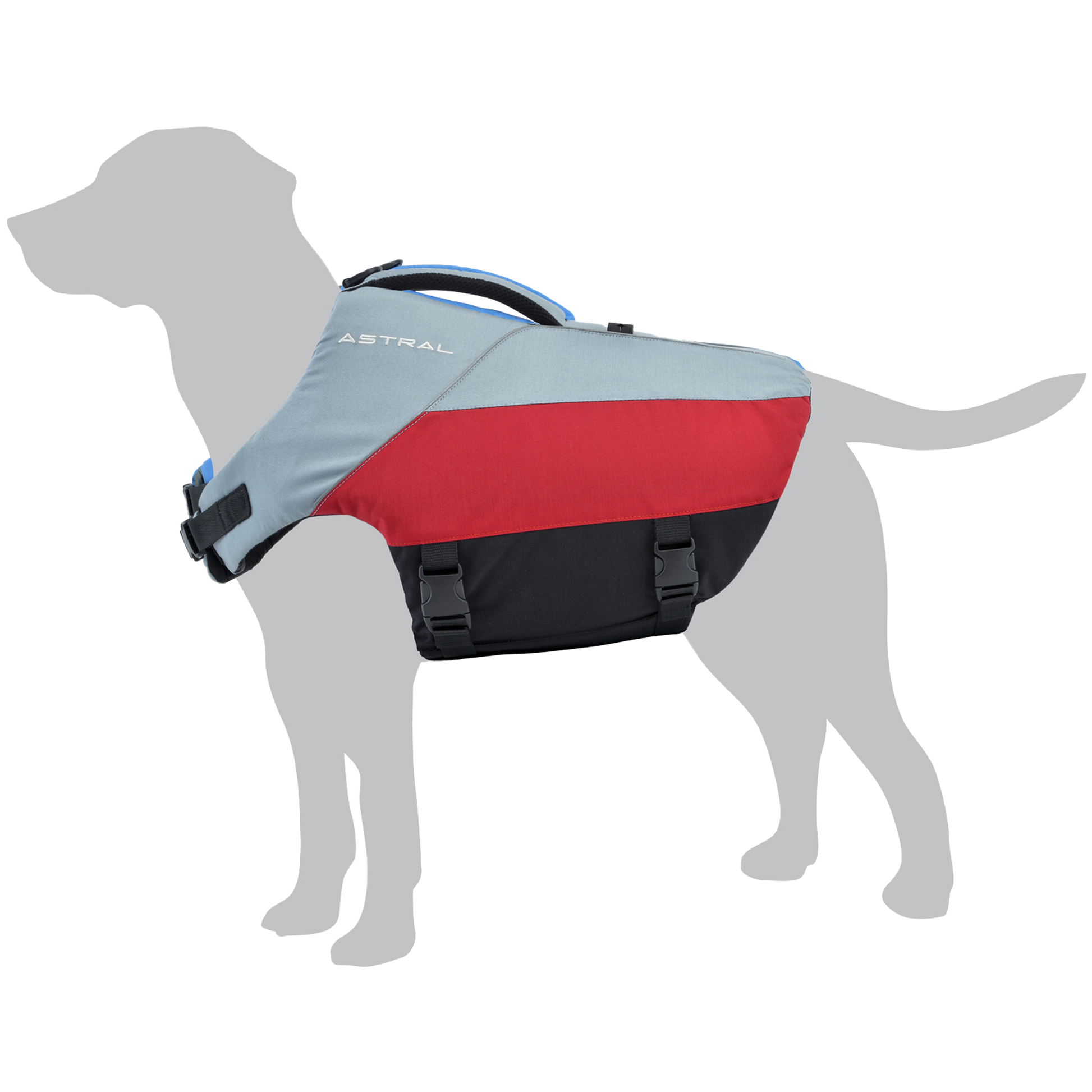 Astral Birddog Dog Life Jacket Hound Gray