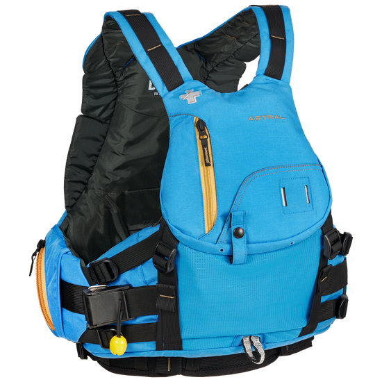 Astral Indus Life Jacket Water Blue Angle