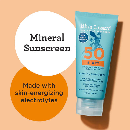 Blue Lizard Sport Mineral SPF 50 Sunscreen Lotion