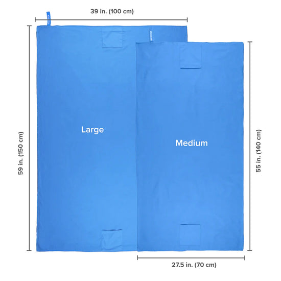 Coghlan's Microfiber Towel Dimensions