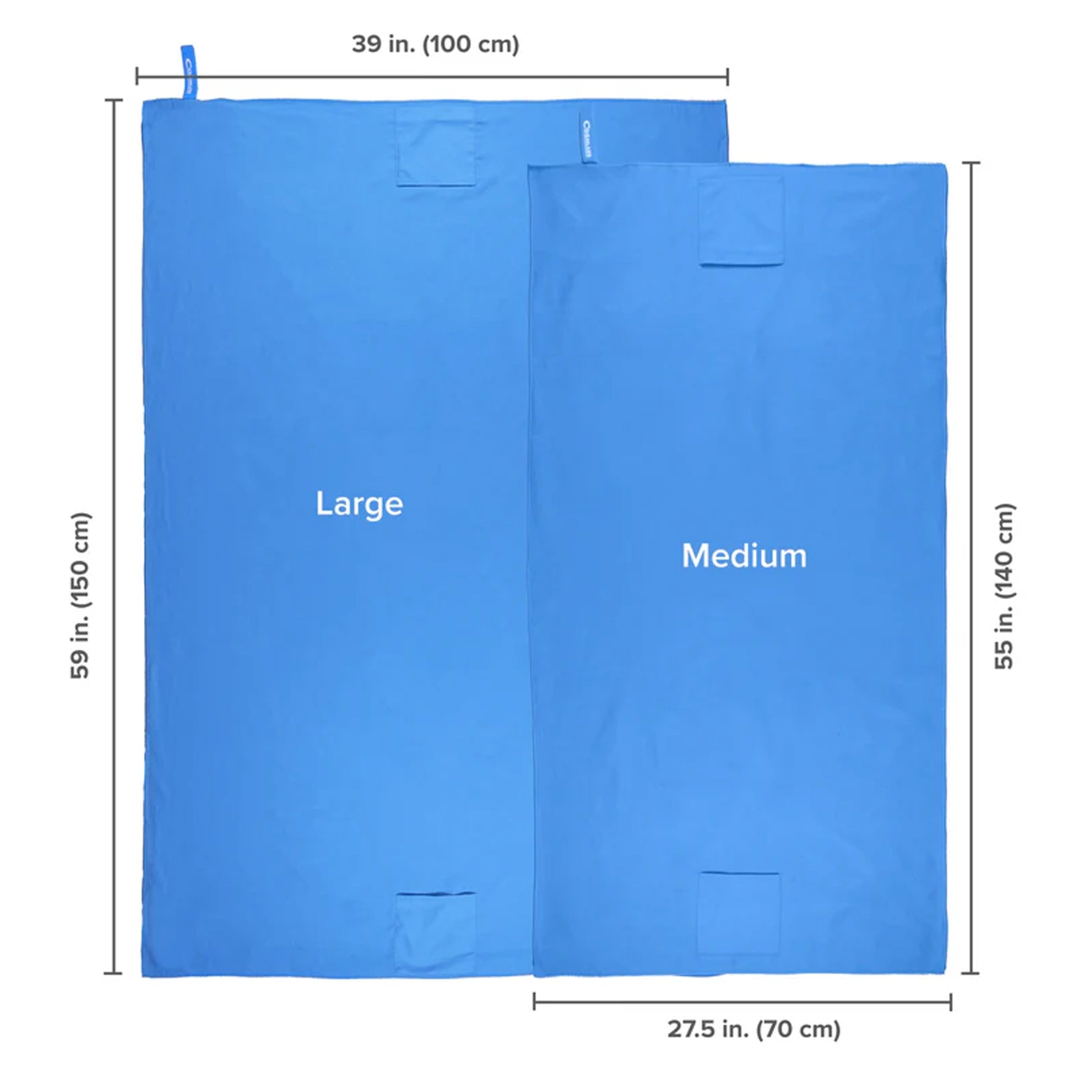 Coghlan's Microfiber Towel Dimensions