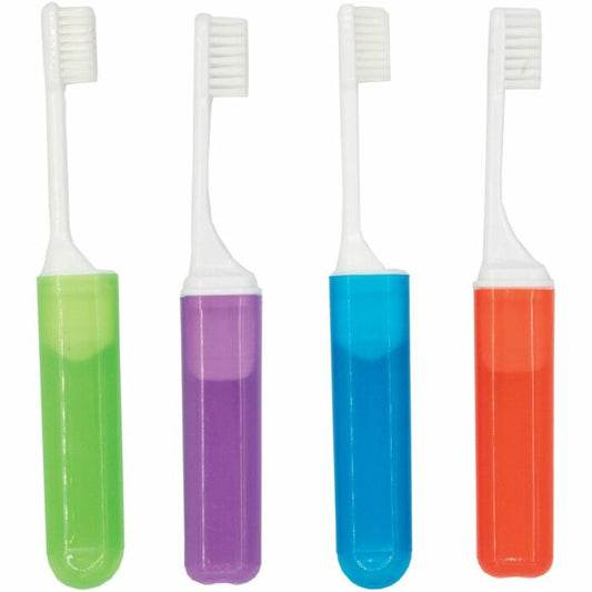 Compact Toothbrush Assorted Colors