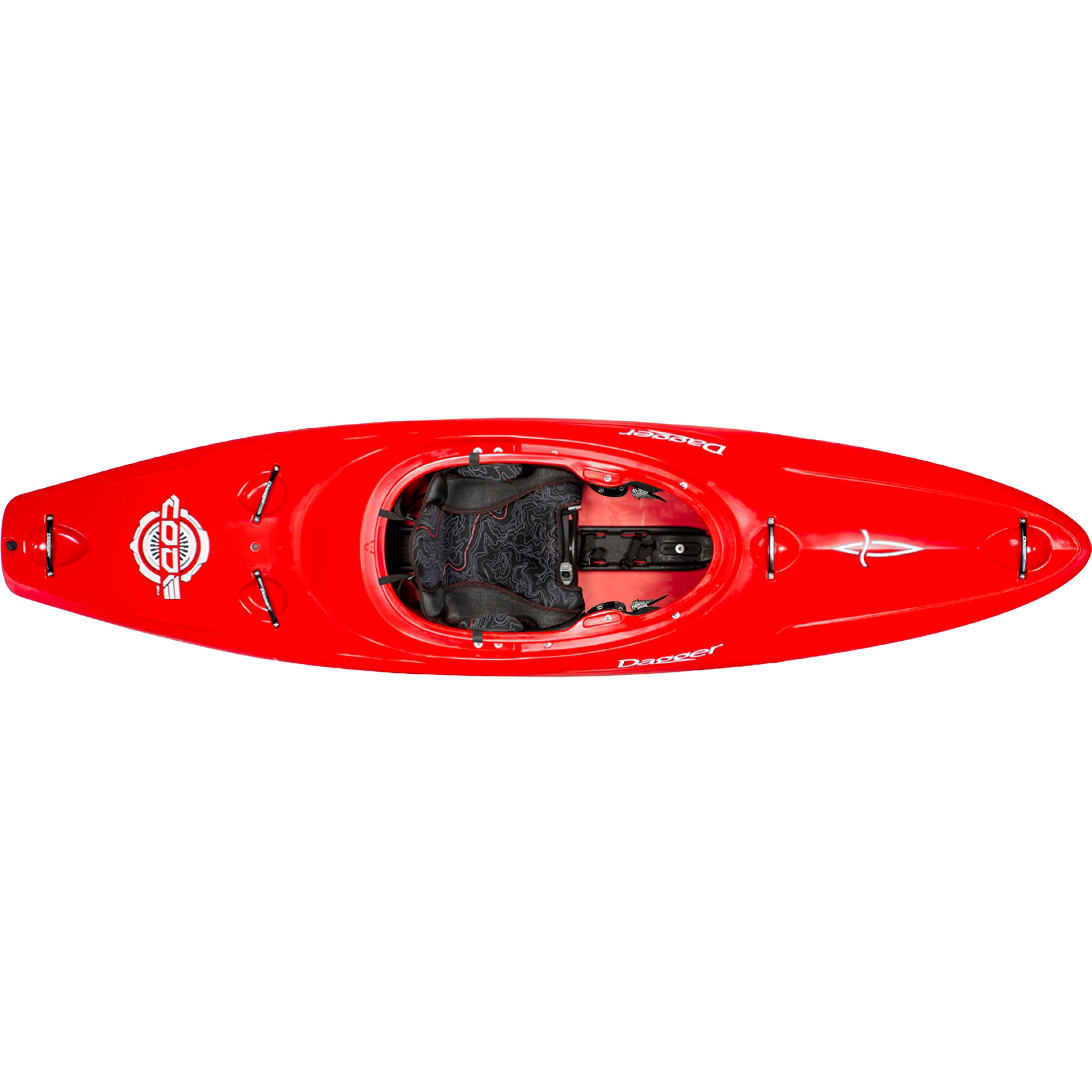 Dagger Code Whitewater Kayak Red Top View