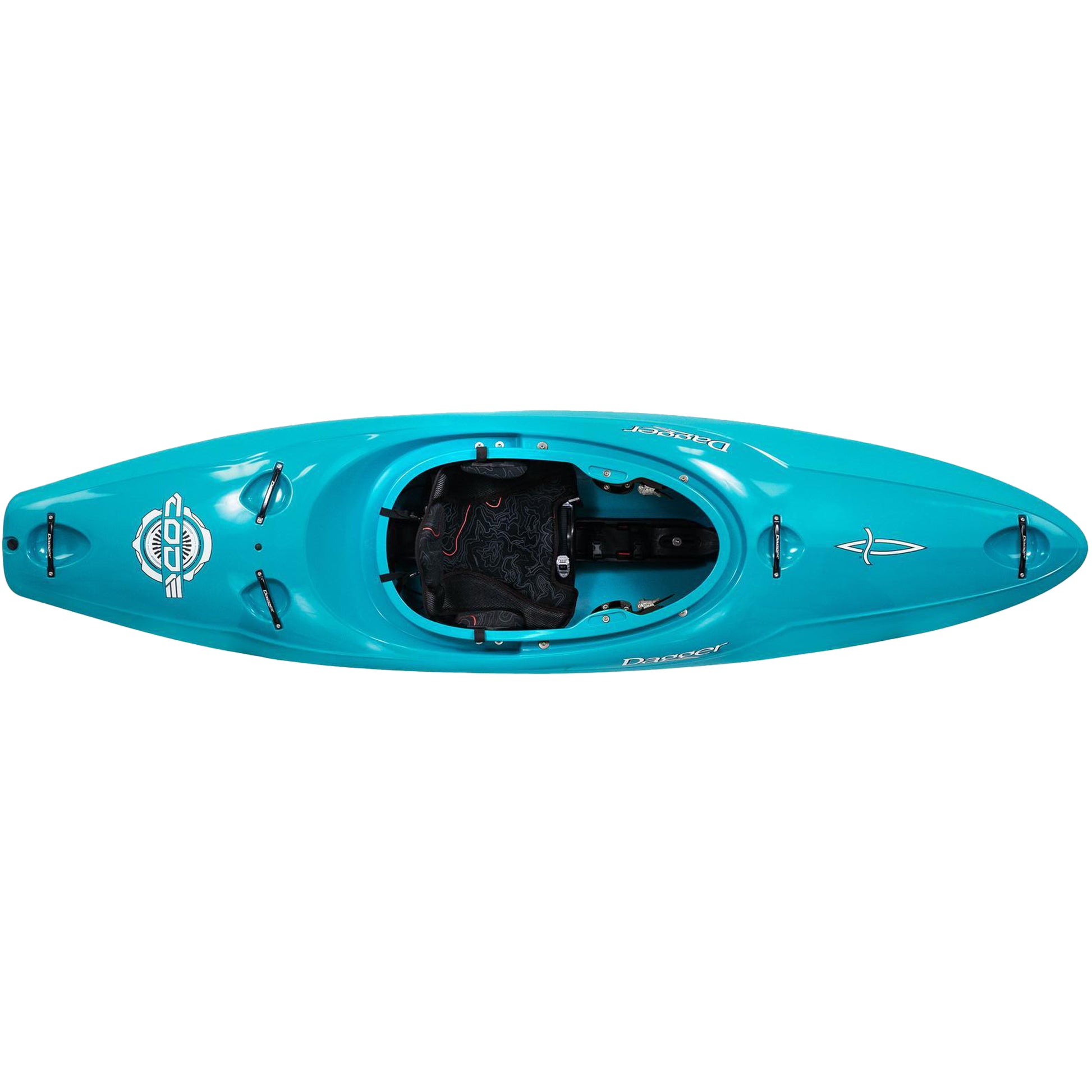 Dagger Code Whitewater Kayak Turquoise Top View