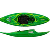 Dagger Supernova Full Slice Whitewater Kayak - Green Smoke Top and Side View