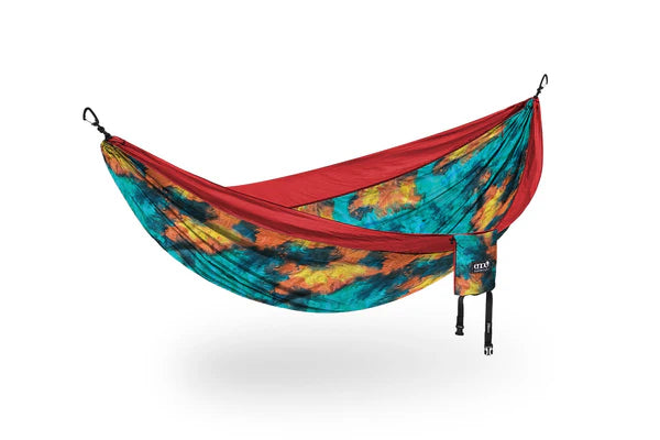 Eno Doublenest Print Hammock Tie Dye Red