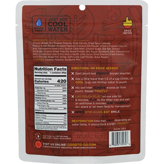 Good To Go Peanut Chicken Salad Ingredients