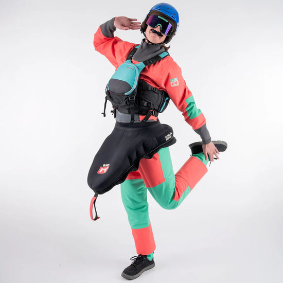 Immersion Research Women's Aphrodite Dry Suit On Model