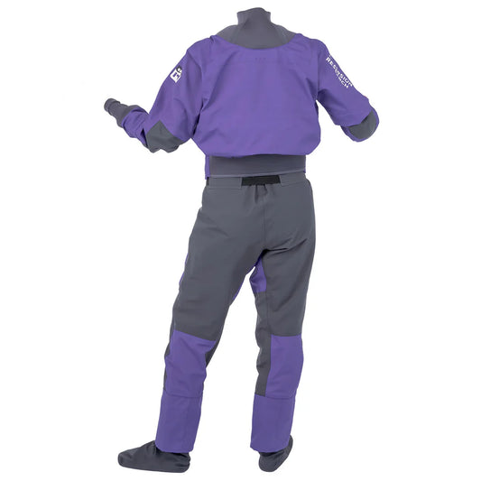 Immersion Research Women's Aphrodite Dry Suit - Purple Drank Back