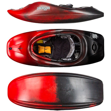 Jackson Rockstar V Whitewater Freestyle Kayak - Venom Red and Black