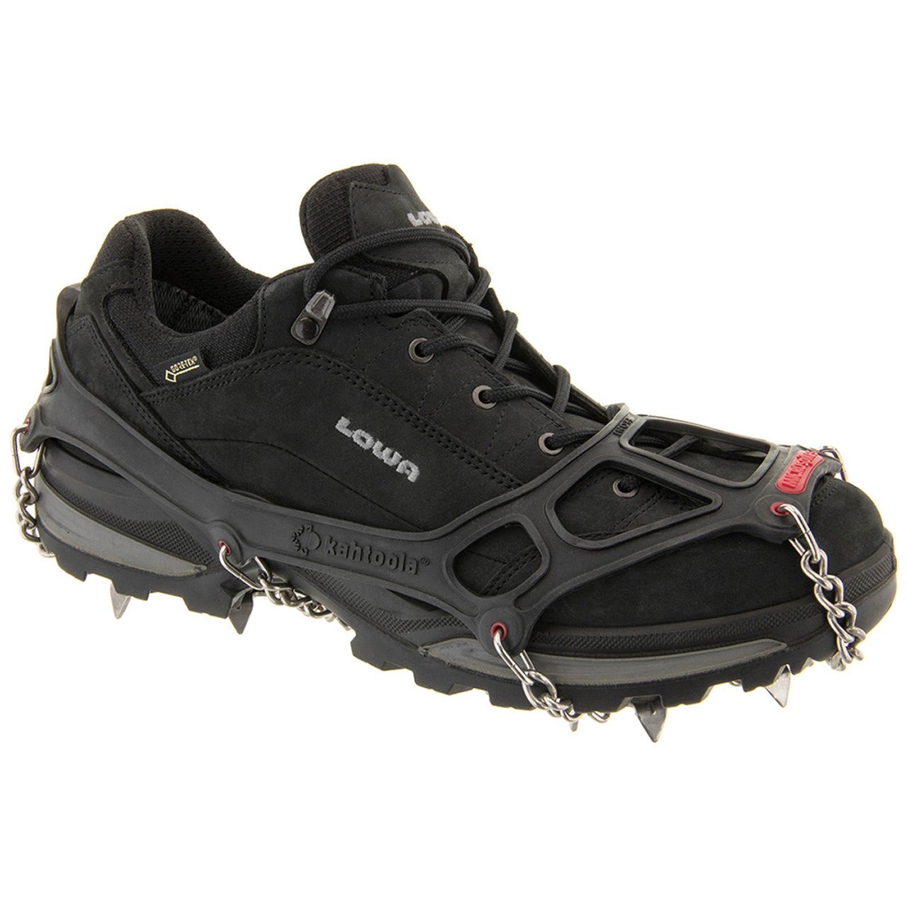Kahtoola MICROspikes Footwear Traction Black Nantahala Outdoor