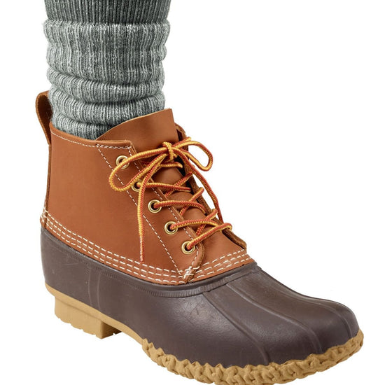 L.L. Bean Boot Socks Dark Hunter With Boots