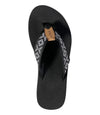L.L. Bean Women's Original Maine Isle Flip-Flop Motif Black Geo