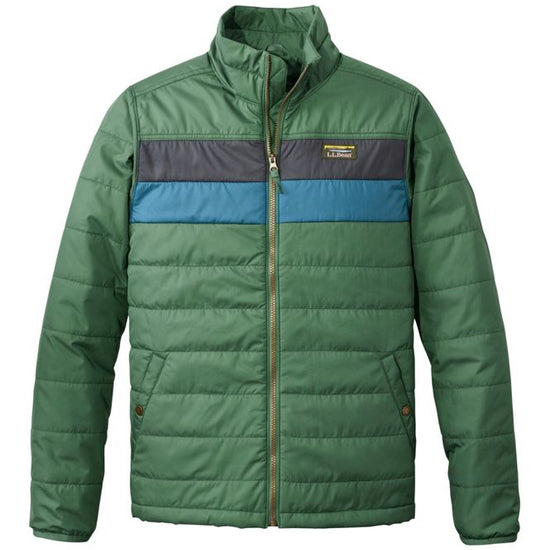 L.L.Bean Men's Mountain Classic Puffer Jacket - Evergreen/Iron