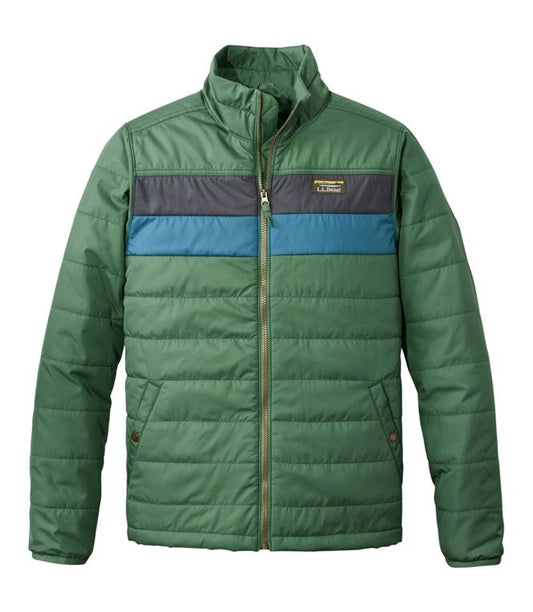 L.L.Bean Men's Mountain Classic Puffer Jacket - Evergreen/Iron
