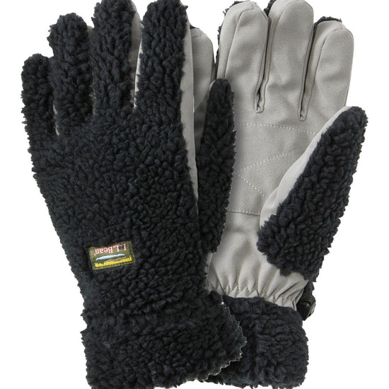 L.L. Bean Mountain Pile Fleece Glove Black