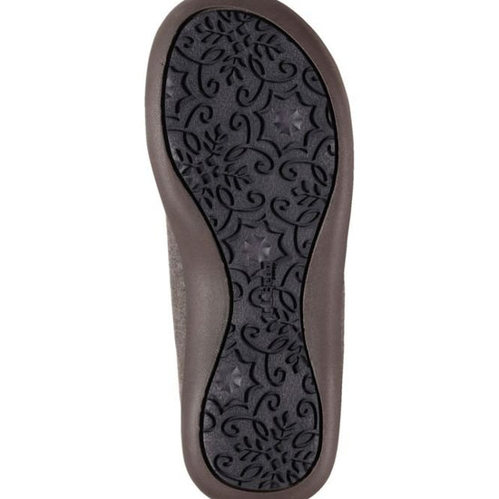 L.L. Bean Women's Daybreak Scuff Motif 2 Dusty Olive Forest Friends Bottom Sole