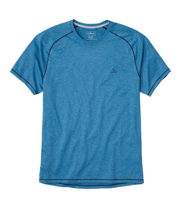 L.L. Bean Men's Bean's Access Trail Tee Blue Water