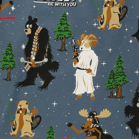 Lazyone Kid's May The Forest Be With You PJ Set Print