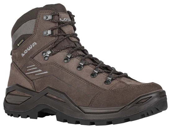 Lowa Men's Renegade EVO GTX WP Mid Espresso Seaweed Side