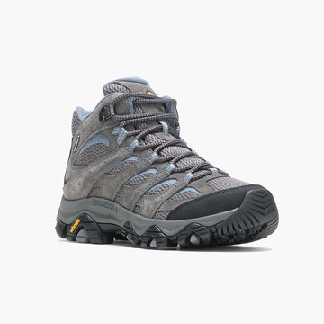 Merrell Women's Moab 3 Mid Waterproof Hiking Boot Granite