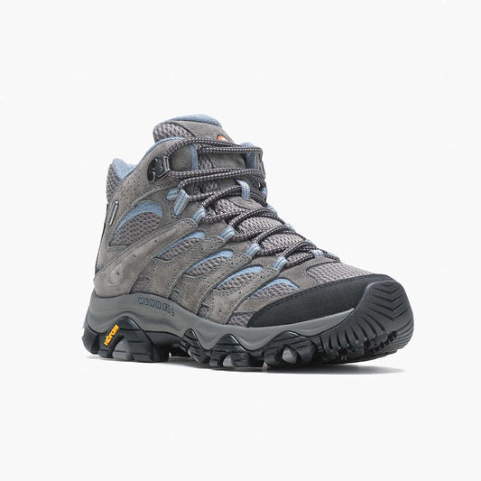 Merrell Women's Moab 3 Mid Waterproof Hiking Boot Granite