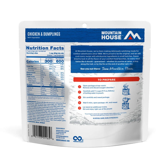 Mountain House Chicken and Dumplings